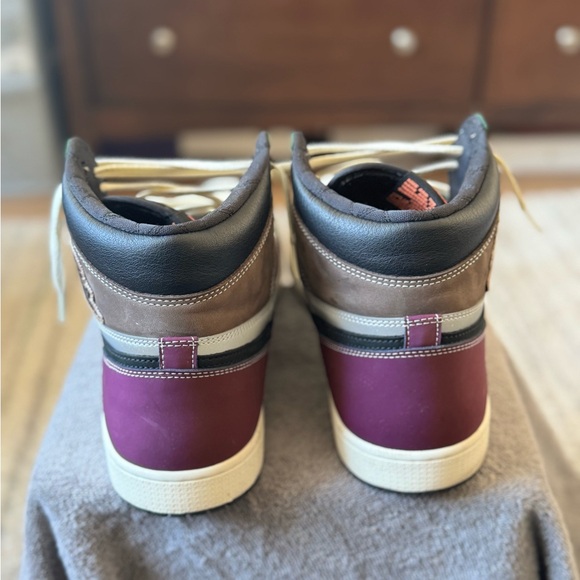 Size 14 - Jordan 1 Retro OG High Hand Crafted (Worn 2 Times) w/ Original Box - Picture 2 of 5
